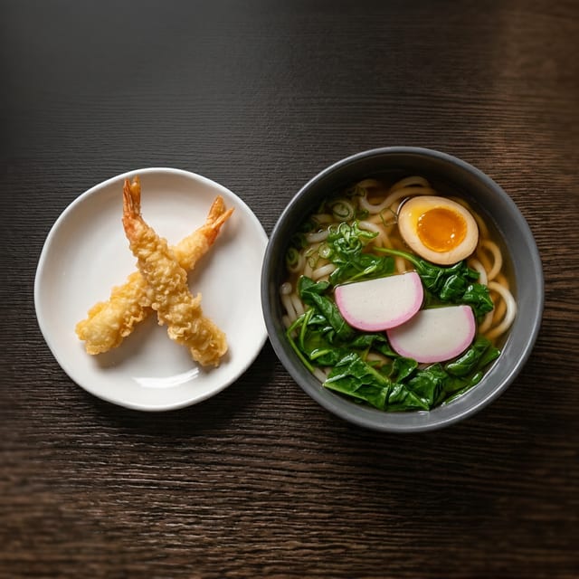 Shrimp Tempura Udon.
