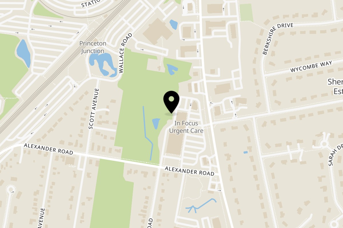 Map showing the location of Terakawa Ramen on 64 Princeton Hightstown Rd in Princeton Junction